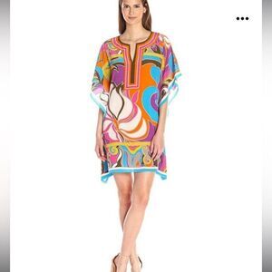 Trina Turk Theodora Silk Dress or Cover Up XS/S